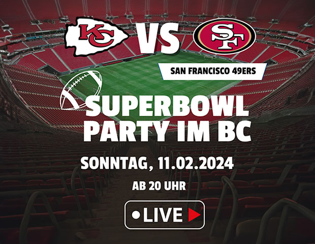 Super Bowl Party im BC Ballsäle Cossmannsdorf in Freital